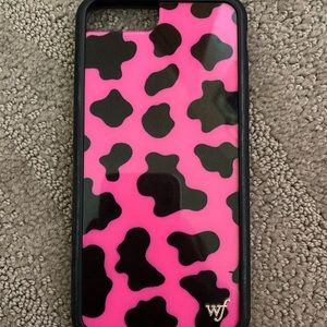 WildFlower Pink Cow Pattern Iphone 6/7/8+++
